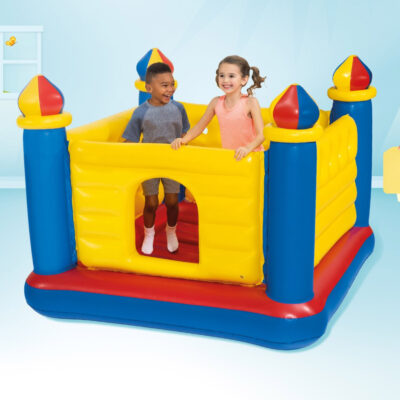 Intex 48259NP - Castello Gonfiabile Jump-O-Lene, Vinile, Multicolore, 175x175x135 cm
