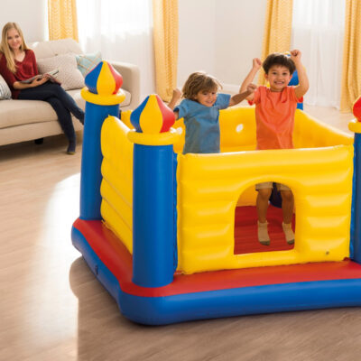 Intex 48259NP - Castello Gonfiabile Jump-O-Lene, Vinile, Multicolore, 175x175x135 cm
