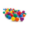 Intex 49600NP - Set 100 Palline Fun Ballz, Plastica, Multicolore, Ø 8 cm