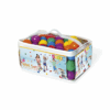 49602NP_1.png Intex 49602NP - Set 100 Palline Fun Ballz, Plastica, Multicolore, Ø 6,5 cm
