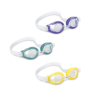Intex 55602 - Occhialini Bimbo Assortiti, 1 pezzo, Latex Free, Multicolore, 8 Anni