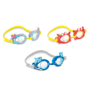Intex 55610 - Occhialini Fun Bimbo Assortiti, 1 pezzo, Latex Free, Multicolore, 3-8 Anni