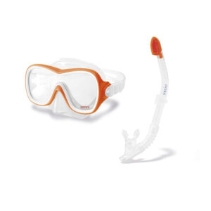 Intex 55647 - Set Maschera e Boccaglio Wave Rider Assortiti, 1 pezzo, Latex Free, Multicolore, 8 Anni