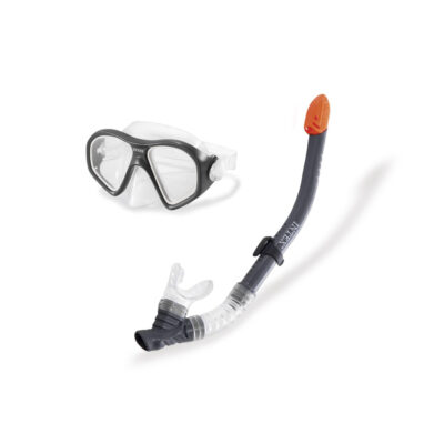 Intex 55648 - Set Maschera e Boccaglio Reef Rider Assortiti, 1 pezzo, Latex Free, Multicolore, 14 Anni