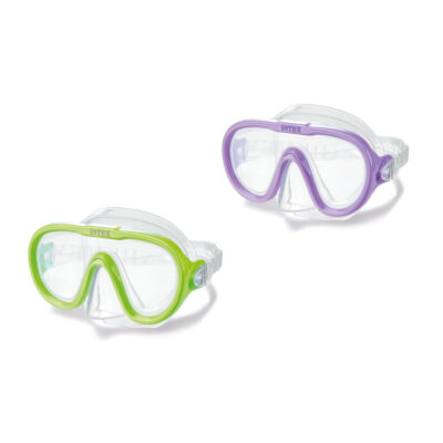 Intex 55916 - Maschera Sea Assortiti, 1 pezzo, Latex Free, Multicolore, 8 Anni