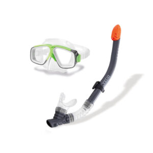 Intex 55949 - Set Maschera e Boccaglio Rider Assortiti, 1 pezzo, Latex Free, Multicolore, 8 Anni