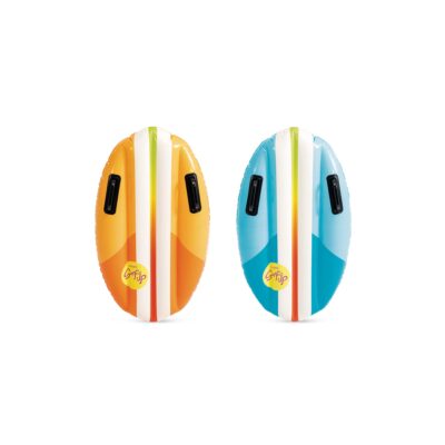 Intex 56167NP - Scivolo Acquatico Gonfiabile Surf, con Spruzzino e Due Mini Tavole Surf, Vinile, Multicolore, 561x137x99 cm