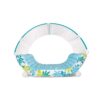 Intex 56294EU - Materassino Lounge Gonfiabile Mare Tropical, con Tettoia Parasole Removibile, PVC, Azzurro, 224x150x165 cm
