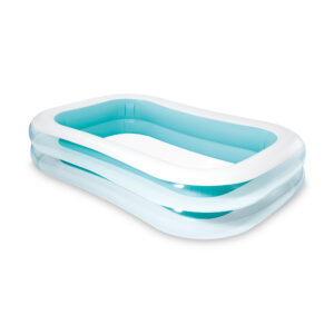 Intex 56483NP - Piscina Gonfiabile Family rettangolare,  Vinile, Multicolore, 262x175x56 cm