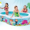Intex 56490NP - Piscina Gonfiabile Paradise, Vinile, Multicolore, 262x160x46 cm