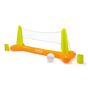 Intex 56508NP - Set Rete Volley Gonfiabile, Vinile, Multicolore, 239x64x91 cm