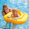 Intex 56587EU - Salvagente Mutandina Pool School Quadrato, Vinile, Giallo, 79x79 cm
