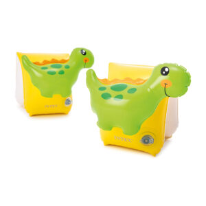 Intex 56664EU - Braccioli Gonfiabili Dinosauri, Vinile, Multicolore, 23x20 cm
