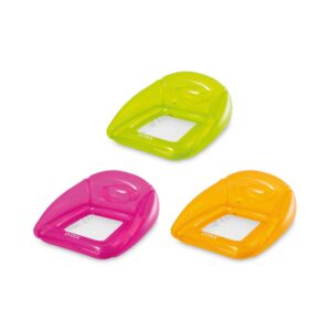 Intex 56802EU - Poltrona Gonfiabile Mare Trasparente con Rete Assortiti, PVC, Multicolore, 104x102 cm