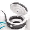 Intex 56827EU - Ciambella Gonfiabile Mare River Run Doppia, 2 posti, con mini frigo, PVC, Azzurro, 243x157 cm