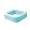 Intex 57100NP - Piscina Gonfiabile Baby  Quadarata Assortiti, Vinile, Multicolore, 86x86x25 cm