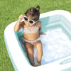 Intex 57100NP - Piscina Gonfiabile Baby  Quadarata Assortiti, Vinile, Multicolore, 86x86x25 cm