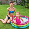 Intex 57104NP - Piscina Gonfiabile Baby Arcobaleno, Vinile, Multicolore, 86x25 cm