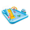 Intex 57161NP - Piscina Gonfiabile Play Center Avventure nella Giungla, Vinile, Multicolore, 244x198x71 cm