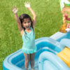 Intex 57161NP - Piscina Gonfiabile Play Center Avventure nella Giungla, Vinile, Multicolore, 244x198x71 cm