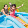 Intex 57161NP - Piscina Gonfiabile Play Center Avventure nella Giungla, Vinile, Multicolore, 244x198x71 cm