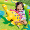 Intex 57166NP - Piscina Gonfiabile Play Center Dinosauri, Vinile, Multicolore, 191x152x58 cm