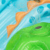 Intex 57166NP - Piscina Gonfiabile Play Center Dinosauri, Vinile, Multicolore, 191x152x58 cm