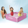 Intex 57172NP - Piscina Mini Frame Rosa, Acciaio e PVC, Rosa, 122x122x30 cm