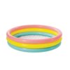 57422NP-1.jpg Intex 57422NP - Piscina Gonfiabile Sunset Glow, Tre Anelli, Vinile, Multicolore, 147x33 cm