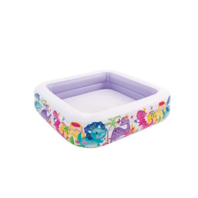 Intex 57470NP - Piscina Gonfiabile Acquario con Tettoia Removibile, Vinile, Multicolore, 157x157x122 cm