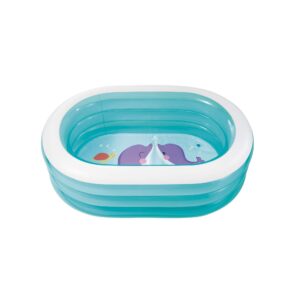 Intex 57482NP - Piscina Gonfiabile Baby Ovale Assortiti, Vinile, Multicolore, 163x107x46 cm