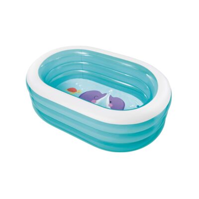 Intex 57482NP - Piscina Gonfiabile Baby Ovale Assortiti, Vinile, Multicolore, 163x107x46 cm