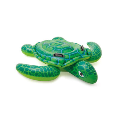 Intex 57524NP - Cavalcabile Gonfiabile Mare Tartaruga, Vinile, Verde, 150x127 cm