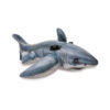 Intex 57525NP - Cavalcabile Gonfiabile Mare Squalo Bianco, Vinile, Grigio, 173x107 cm