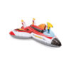 Intex 57536NP - Cavalcabile Gonfiabile Mare Aquascooter con Pistola ad Acqua, Vinile, Multicolore, 117x117 cm