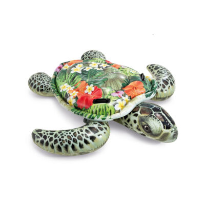 Intex 57555NP - Cavalcabile Gonfiabile Mare Tartaruga, Vinile, Verde, 191x170 cm