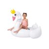 Intex 57562NP - Cavalcabile Gonfiabile Mare Cigno Maestoso, Vinile, Bianco, 142x137x99 cm
