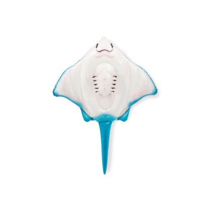 Intex 57576NP - Cavalcabile Gonfiabile Mare Manta, Vinile, Azzurro, 185x145 cm
