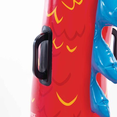 Intex 57577NP - Cavalcabile Gonfiabile Mare Drago Mistico, Vinile, Rosso, 198x173 cm