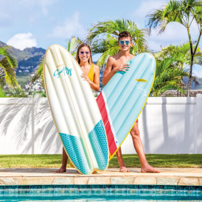 Intex 58152EU - Materassino Gonfiabile Mare Tavola Surf Assortiti, Vinile, Multicolore, 178x69 cm