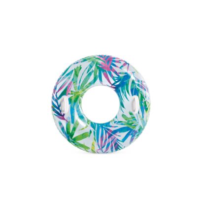 Intex 58263NP - Salvagente Gonfiabile Mare con Manici Assortiti, 1 pezzo, Vinile, Multicolore, 97 cm