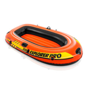 Intex 58356NP - Canotto Gonfiabile Explorer Pro 200, PVC, Arancione, 196x102x33 cm