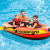 Intex 58357NP - Canotto Gonfiabile Explorer Pro 200, Remi e Pompa, PVC, Arancione, 196x102x33 cm