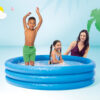 Intex 58426NP - Piscina Gonfiabile Crystal Blu, Vinile, Blu, 147x33 cm