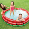 Intex 58448NP - Piscina Gonfiabile Anguria rotonda, Vinile, Multicolore,168x38 cm