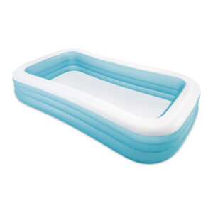 Intex 58484NP - Piscina Gonfiabile Family Rettangolare, Vinile, Multicolore, 305x183x56 cm