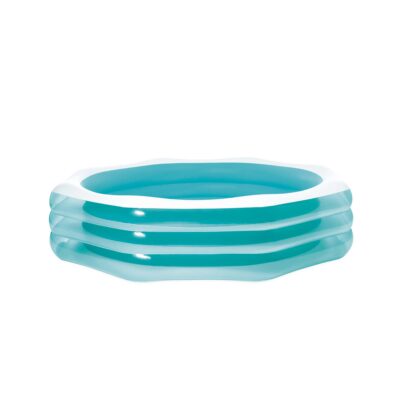 Intex 58492NP - Piscina Gonfiabile Swim Center Family Ottagonale, Vinile, Azzurro, 254x254x56 cm
