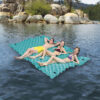 Intex 56841EU - Materassino Gonfiabile Mare Galleggiante Blu con Cuscinetti, Vinile, Multicolore,290x226 cm