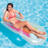 Intex 58802EU - Poltrona Gonfiabile Mare Abbronzante, Vinile, Multicolore,160x85 cm