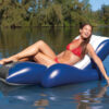 Intex 58868EU - Chaise Longue Gonfiabile Mare Sport, Vinile, Multicolore, 180x135 cm